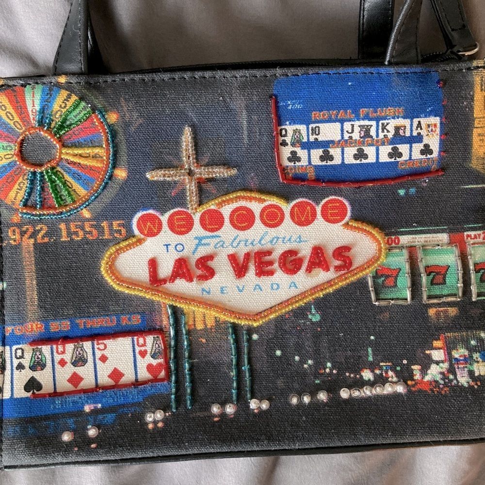 Black Las Vegas hand bag